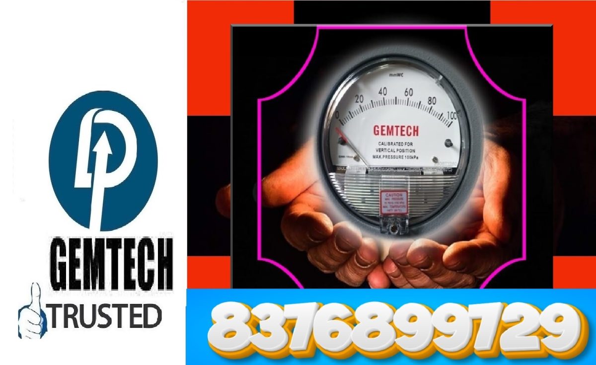 Wholesale GEMTECH Differential Pressure Gauges For Bargarh Odisha
