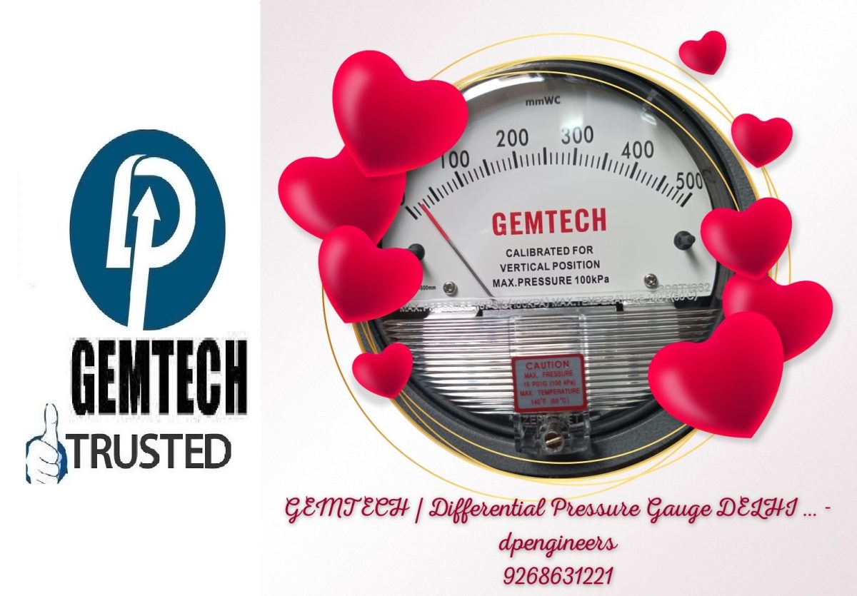 GEMTECH Differential Pressure Gauge Wholesalers for Nagpur Maharashtra