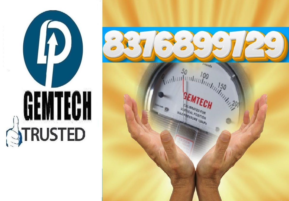 Wholesale GEMTECH Differential Pressure Gauges By Rookee Uttarakhand