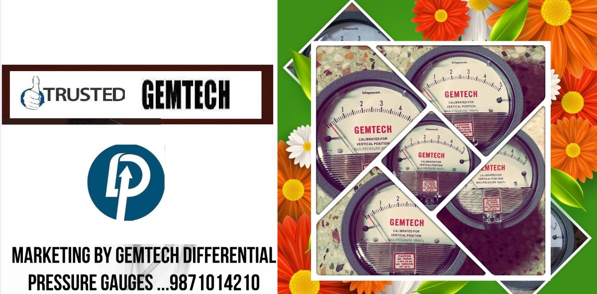 Popular Cities Series G2000 GEMTECH Differential Pressure Gauges Wholesalers in Bangalore