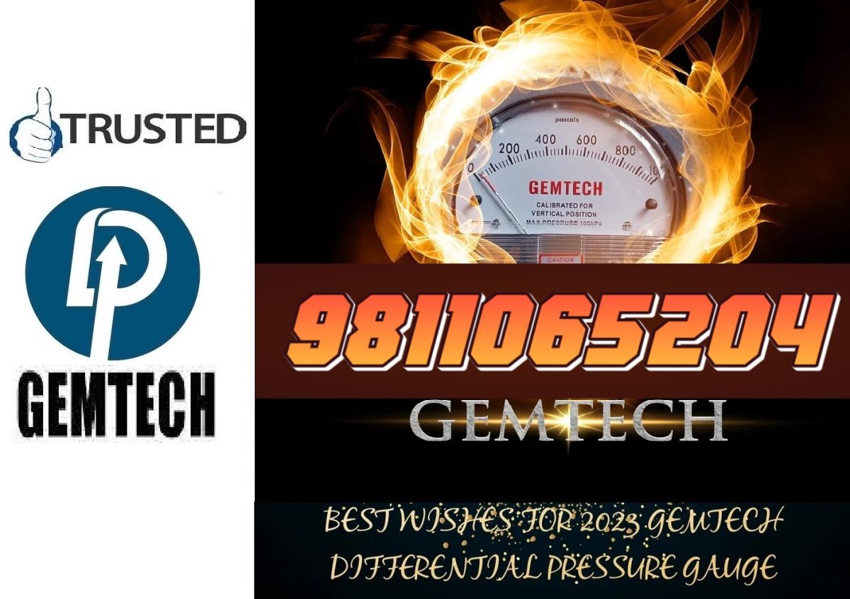 Series G2000 GEMTECH Differential Pressure Gauges by Nagpur Maharashtra