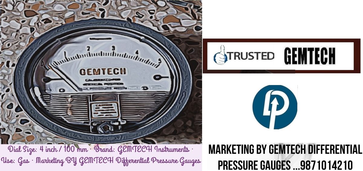 Popular Cities GEMTECH Differential Pressure Gauge Wholesalers Mumbai